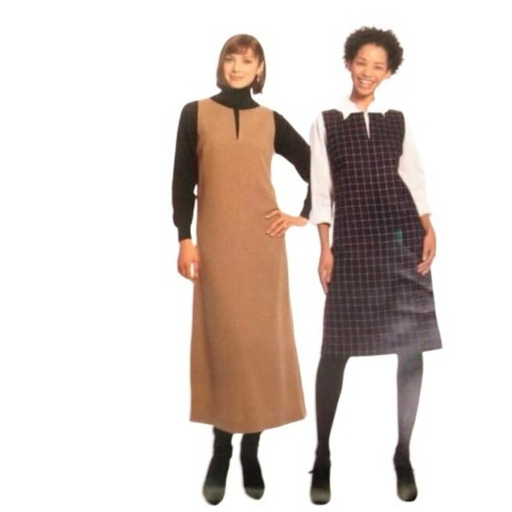 McCall's Sewing Pattern 2286 Misses Jumper Two Lengths Size 10-16 Modest UNCUT‎